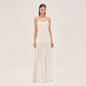 Shop Alexis Maxi Ivory Dress.